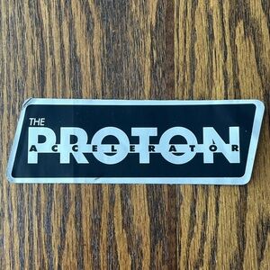 The Proton Accelerator Band Sticker Vintage 1990s Rare